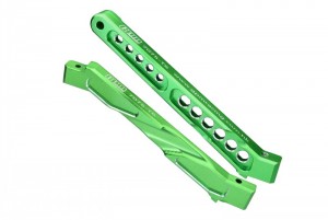 GPM MAL016FR ALUMINUM 7075-T6 FRONT & REAR CHASSIS BRACE  ARRMA 1/7 4WD LIMITLESS V2 SPEED BASH ROLLER ARA7116V2 - GREEN - MAL016FR-G