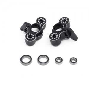 RCMODEL MAF-021 ALUMINIUM FRONT STEERING BLOCK ARRMA TYPHON / SENTON / INFRACTION - BLACK - MAF-021/BK