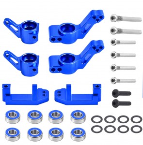 Alloy Front Steering Block C Hub Rear Hub 1/10 Traxxas SLASH 2WD / STAMPEDE / RUSTLER Car - BLUE - SLA2WD0212221/BU