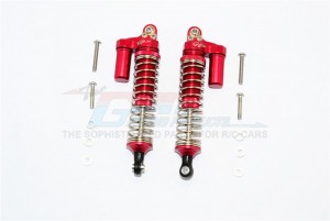 GPM SCX2092F ALUMINIUM FRONT/REAR L-SHAPE SHOCKS 92mm 1/10 RC AXIAL SCX10 II - Red - SCX2092F/R/L-R-S-BEBK