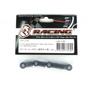 3RACING SAK-C136 FRONT UPPER WISHBORN BALL CAP 5.2MM For 1/10 RC SAKURA CERO ULTRA FWD CEROSPORT TOURING CAR - SAK-C136