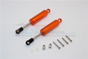 GPM SCX2095N ALUMINIUM FRONT/REAR INTERNAL SHOCKS  (92MM)  1/10 RC AXIAL SCX10 II Crawler - Orange - SCX2095N-OR