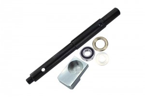 GPM TXM8035/TR  INPUT SHAFT W/ ALUMINUM MOUNT 7786X FOR 1/5 TRAXXAS X-MAXX 8S MONSTER TRUCK - TXM8035/TR-BK