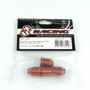 3RACING SAK-C150C Big Bore Low Profile Absorber Main Body For 1/10 RC Cero Ultra Touring Car - SAK-C150C