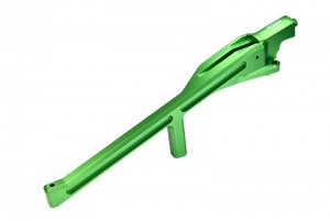 GPM SLE016R-R ALUMINUM 7075-T6 REAR CHASSIS BRACE TRAXXAS 1/8 4WD SLEDGE MONSTER TRUCK 95076-4 - GREEN - SLE016R-G