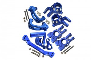 GPM SLEDGE COMBO SET A ALUMINIUM C-Hubs / Front & Rear Knuckle Arm / Steering Assembly For TRAXXAS 1/8 4WD SLEDGE MONSTER TRUCK 95076-4 - SLE19212248-B