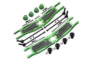 GPM Full Suspension Set With Steel CVD For TRAXXAS 1/8 4WD SLEDGE MONSTER TRUCK 95076-4 - SLE55561033-G