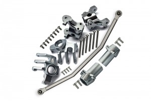 GPM RBX192122 Aluminium Front C-Hubs /  Front & Rear Kncukle Arm W/ Steering Rod Axial Racing AXIAL 1/10 4WD RBX10 RYFT BRUSHLESS ROCK BOUNCER AXI ... - RBX192122-S