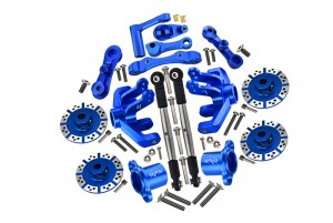 GPM BR10212248 COMBO SET Steering Assembly / Front Knuckle Arms / Brake Disk For LOSI 1/10 ELECTRIC 4WD BAJA REY DESERT TRUCK LOS03008 - BR10212248-B