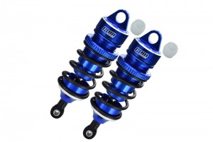 GPM MAL088R ALUMINUM 6061-T6 REAR ADJUSTABLE SPRING DAMPERS 88MM WITH 6MM SHAFT ARRMA 1/7 4WD LIMITLESS / INFRACTION 6S V2 - BLUE - MAL088R-B