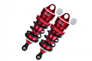GPM MAL088R ALUMINUM 6061-T6 REAR ADJUSTABLE SPRING DAMPERS 88MM WITH 6MM SHAFT ARRMA 1/7 4WD LIMITLESS / INFRACTION 6S V2 - RED - MAL088R-R