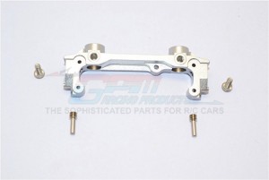 GPM SCX2330F ALUMINIUM FRONT BUMPER MOUNT -   AXIAL SCX10 II CRAWLER - Gun silver - SCX2330F-GS