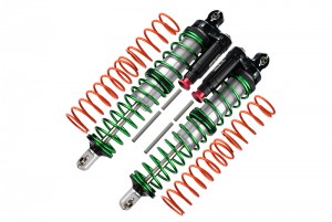 GPM TXM12170/LA ALUMINIUM 6061-T6 FRONT/REAR L-SHAPE PIGGY BACK TRAXXAS 1/5 4WD X-MAXX 6S 8S MONSTER - SILVER - TXM12170/LA-S-G