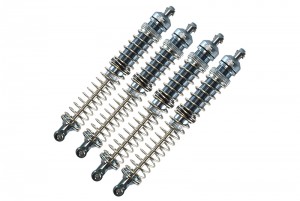 GPM RBX130145FR FRONT & REAR OIL DAMPER SET AXIAL 1/10 4WD RBX10 RYFT BRUSHLESS ROCK BOUNCER AXI03005 - GUN SILVER - RBX130145FR-GS-S