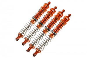 GPM RBX130145FR FRONT & REAR OIL DAMPER SET AXIAL 1/10 4WD RBX10 RYFT BRUSHLESS ROCK BOUNCER AXI03005 - ORANGE - RBX130145FR-OR-S