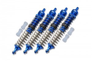 GPM LMT130FR FRONT & REAR OIL DAMPER SET LOSI 1/8 LMT 4WD SOLID AXLE MONSTER TRUCK LOS04022 - BLUE - LMT130FR-B-S