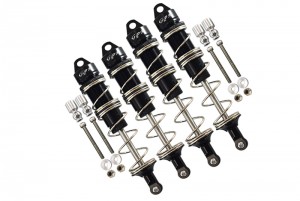 GPM MAK115135FR ALUMINUM FRONT 115mm & REAR 135mm DAMPERS ARRMA 1/8 4WD KRATON 6S AR106005 / AR106015 / AR106018 - BLACK - MAK115135FR-BK-S