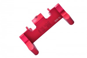 GPM UTB024 ALUMINUM 7075-T6 SERVO MOUNT AXIAL 1/18 UTB18 CAPRA 4WD UNLIMITED TRAIL BUGGY AXI01002 - RED - UTB024-R