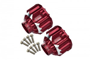 GPM TXM8011N/2 ALUMINUM 7075-T6 FRONT & REAR DIFFERENTIAL CASE 7781 TRAXXAS 1/5 4WD X-MAXX 6S 8S MONSTER - GUN SILVER - TXM8011N/2-R