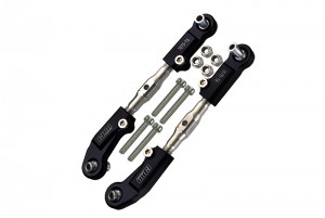 GPM MAM162S ALUMINUM 7075-T6 STAINLESS STEEL ADJUSTABLE FRONT STEERING TIE RODARRMA 1/7 4WD MOJAVE 6S - MAM162S-BK