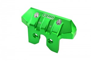 GPM SLE330R ALUMINUM 7075-T6 REAR BUMPER 9536 TRAXXAS 1/8 SLEDGE MONSTER TRUCK 95076-4 - GREEN - SLE330R-G