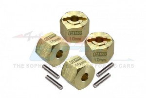 GPM UTB010X/10-OC BRASS HEX ADAPTERS 12 X 10mm AXI212015 AXIAL 1/18 UTB18 CAPRA UNLIMITED TRAIL BUGGY - UTB010X/10-OC