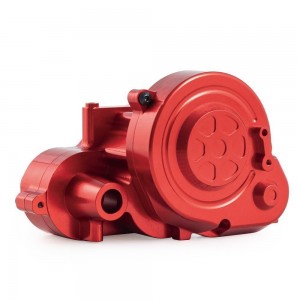 Alum Transmission Gear Box Case 1/10 Axial RBX10 RYFT ROCK BOUNCER AXI03005 - RED - RBX10-038/RE