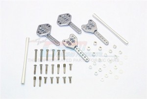 ALUMINIUM FRONT & REAR SHOCK TOWER ADJUSTABLE MOUNT -   AXIAL SCX10 II - SCX27029FRO-GS