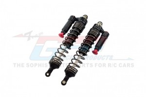 GPM UDR139R/LN ALUMINUM 6061-T6 REAR L-SHAPE PIGGY BACK (BUILT-IN PISTON SPRING) ADJUSTABLE SPRING DAMPERS 139mm TRAXXAS 1/7 UNLIMITED DESERT RACER PR ... - UDR139R/LN-BK-BK-BEBK