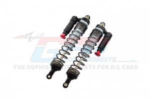 GPM UDR139R/LN ALUMINUM 6061-T6 REAR L-SHAPE PIGGY BACK (BUILT-IN PISTON SPRING) ADJUSTABLE SPRING DAMPERS 139mm TRAXXAS 1/7 UNLIMITED DESERT RACER PRO-SCALE 4X4 85076-4 - SILVER - UDR139R/LN-S-BK-BEBK