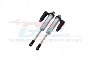 GPM UDR135FX/LN ALUMINUM 6061-T6 FRONT L-SHAPE PIGGY BACK (BUILT-IN PISTON) INTERNAL DAMPER 135MM TRAXXAS 1/7 UNLIMITED DESERT RACER PRO-SCALE 4X4 85076-4 - SILVER - UDR135FX/LN-S-BEBK