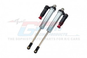 GPM UDR160RX/LN ALUMINUM 6061-T6 FRONT L-SHAPE PIGGY BACK (BUILT-IN PISTON) INTERNAL DAMPER 160mm TRAXXAS 1/7 UNLIMITED DESERT RACER PRO-SCALE 4X4 85076-4 - SILVER - UDR160RX/LN-S-BEBK