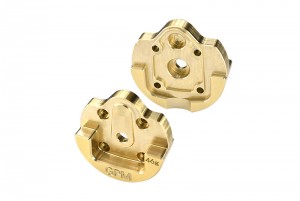 GPM UTB021AX-OC BRASS OUTER PORTAL DRIVE HOUSING FRONT / REAR HEAVY EDITION AXIAL 1/18 UTB18 CAPRA 4WD UNLIMITED TRAIL BUGGY AXI01002 - UTB021AX-OC