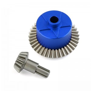ALU DIFF COVER RING & PINION GEAR ARRMA RC 1/8 VENDETTA 1/10 KRATON VORTEKS - BLUE - MAG-120S/BU