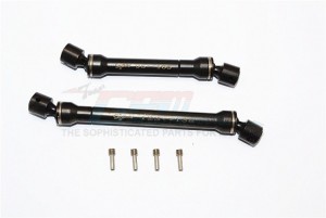 STEEL#45 FRONT+REAR CENTER SHAFT (F:95MM-105MM, R:123MM-138MM)  -   AXIAL SCX10 II - SSCX2037FRN-BK