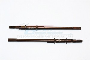 SPRING STEEL REAR STRAIGHT AXLE SHAFT -   AXIAL SCX10 II - SSCX2039-OC