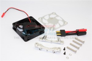 GPM TXM018FAN ALUMINIUM MOTOR HEATSINK WITH COOLING FAN FOR 6S TRAXXAS XMAXX 6S - TXM018FAN-S