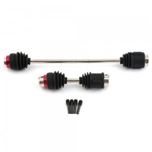 Center HD F & R 8655R CVD Driveshafts 1/10 TRAXXAS RC E-REVO 2.0 VXL 86086-4 - BLACK - 8655R/BK