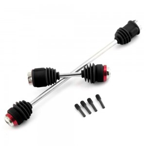 Center Front & Rear Assembled HD 5650R CVD Driveshafts 1/10 RC TRAXXAS E-REVO / SUMMIT - 5650R/BK