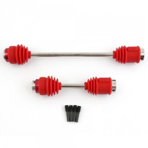 HD Front & Rear Center Assembled CVD Driveshafts 5151R 1/10 TRAXXAS RC 3905 3908 E-MAXX - 5151R/RE