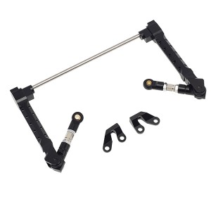 Alu Rear Anti-Sway Bar Set Anti-Roll Bar For Axial 1/10 RC Wraith / RR10 - BLACK - RR10-001/BK