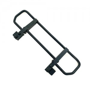 ALUMINIUM FRONT BUMPER SET FOR TRAXXAS 1/10 TRX4 / TRX6 BENZ G63 G500 RC CRAWLER - BLACK - TRX6-01/BK