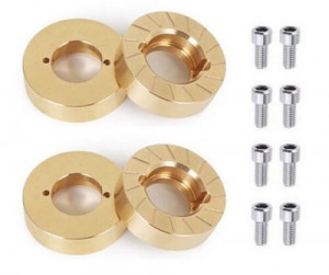FRONT & REAR BRASS STEERING CUP WEIGHTS COUNTER 1/10 AXIAL RACING SCX10-II - SCX10II-02