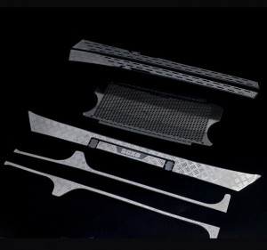Decorative Water Tank Net Mesh Side Plate Pedal Rear Bumper Skid 1/6 Axial SCX-6 - SCX6-04