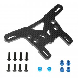 Carbon Fiber Front / Rear Damper Shock Tower 1/10 RC TAMIYA XV02 RC TRUCK 58707 - Front - XV02-2057
