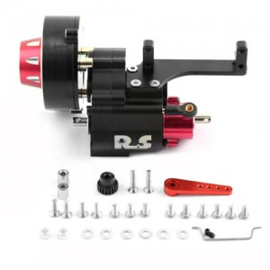 2 Speed Transmission Case Bulk Head 1/10 RC AXIAL SCX10 I II III WRAITH CRAWLER - RS038/BK
