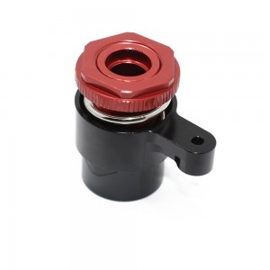 Aluminium Center Transmission Gearbox Case 8691 RC 1/10 TRAXXAS E-REVO 2.0 VXL TRUCK - MAKX015T/BK