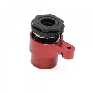 Aluminium Center Transmission Gearbox Case 8691 RC 1/10 TRAXXAS E-REVO 2.0 VXL TRUCK - RED - MAKX015T/RE