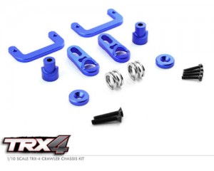 ALLOY 25T Steering Gear Servo Protector Mount TRAXXAS TRX-4 SCX10 III CRAWLER - BLUE - TRX4-001/BU