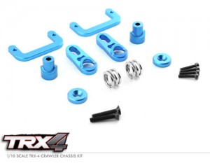 ALLOY 25T Steering Gear Servo Protector Mount TRAXXAS TRX-4 SCX10 III CRAWLER - LIGHT BLUE - TRX4-001/LB